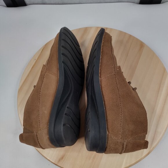Clarks Collection Nikki Tan Suede Comfort Boho Ankle Boots Women US 9M - Picture 12 of 15